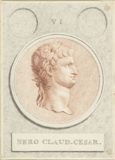 Portrait medallion of Nero, Roman Emperor
