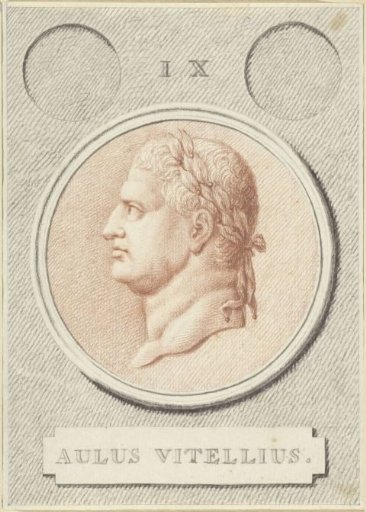 Portrait medallion of Vitellius, Roman Emperor