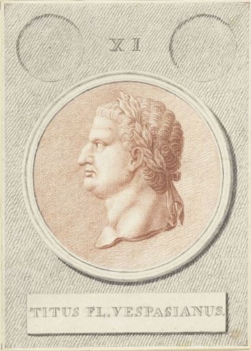 Portrait medallion of Titus, Roman Emperor