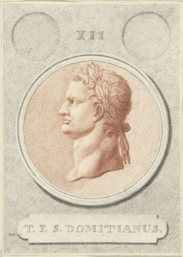 Portrait medallion of Domitian, Roman Emperor