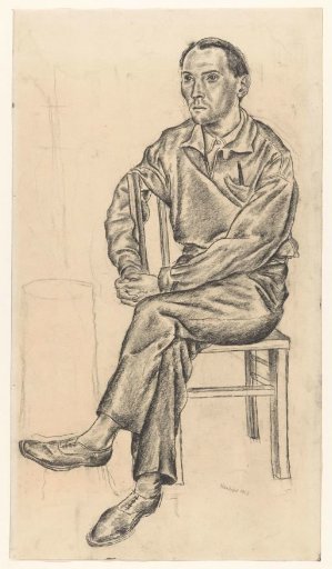 Seated man on a chair