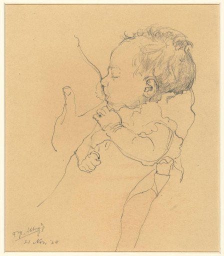 Baby Drinking Milk from the Breast