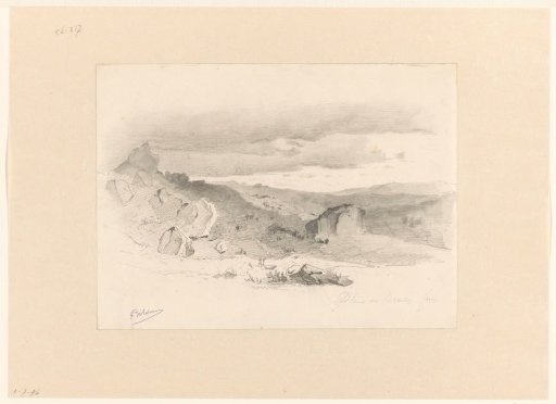 Hilly landscape Plaine des Rocailles in Savoy