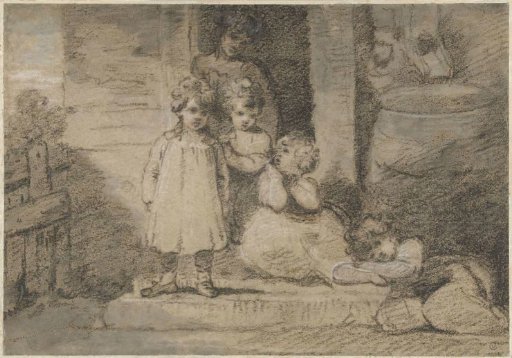 Four children and an older girl