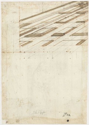 Pattern of a ceiling in perspective