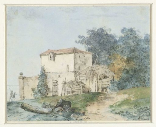 Pavilion in a landscape