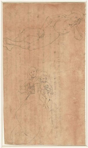 Study Sheet with Lying Jesse and a Seated Madonna