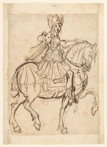 Field Marshal on Horseback, Riding to the Right
