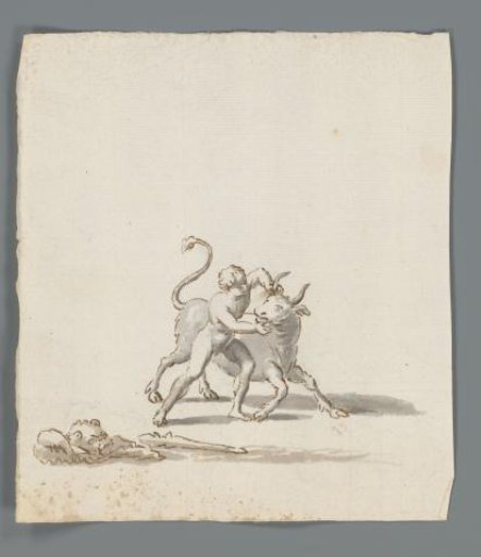 Hercules and the Cretan bull