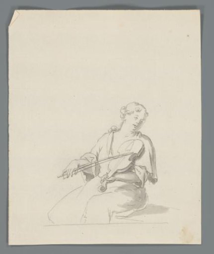 Woman with violin