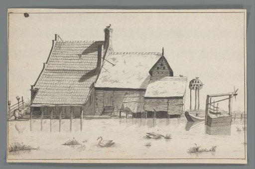 Farmhouse on the water