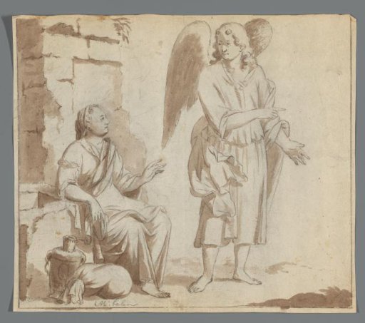 Angel and a Woman, Possibly Hagar
