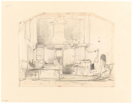 Interior of the Geertekerk in Utrecht