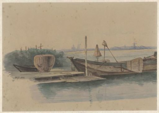 Jetty with fishing boats
