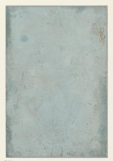 Acanthus leaf and sketch for Mary with Child
