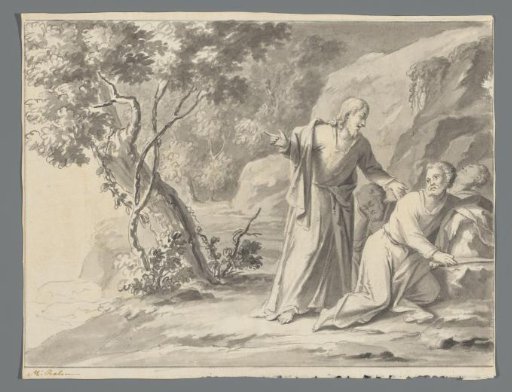 Christ Raising the Disciples on the Mount of Olives
