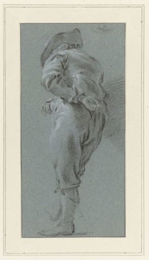 Standing Shepherd seen from Behind
