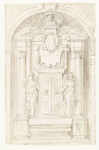 Design for a tomb monument of Jean Grusset, called Richardot
