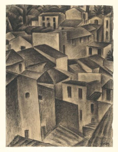 View in an Italian Village