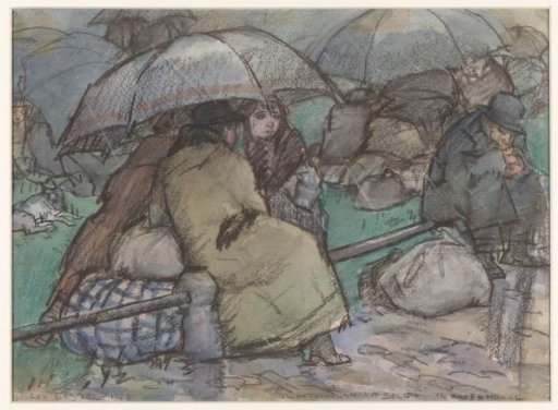 Refugees from Belgium at Roosendaal