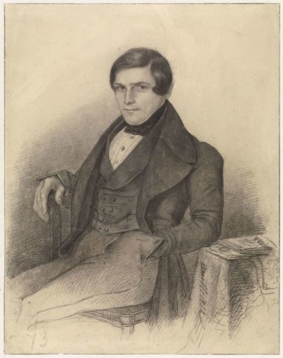 Portrait of Busken Huet (?)