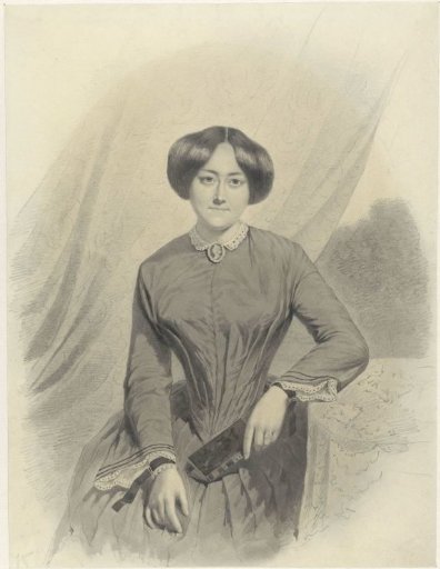 Portrait of an Unknown Woman with a Book