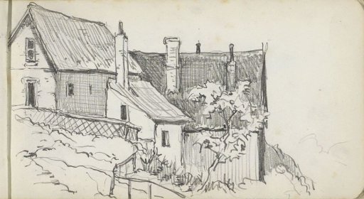 Houses with a fence