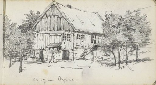 Wooden house on the road to Oppenau