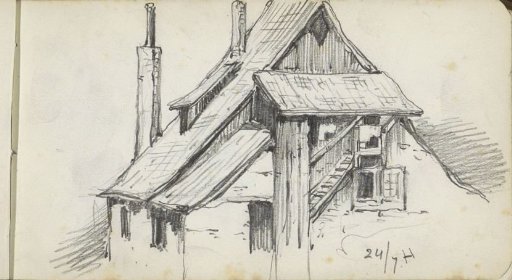 Roof of a house