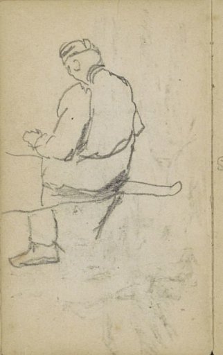 Seated man