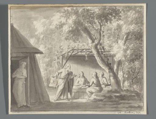 Abraham Receives the Three Angels