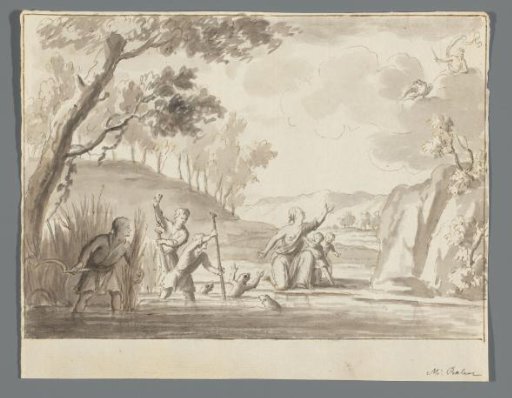 Latona Turns the Lycian Peasants into Frogs
