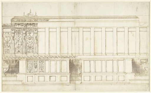 Design for a choir stall