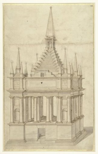 Design for a tomb monument or tabernacle