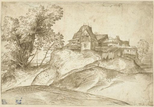 Settlement on a hill
