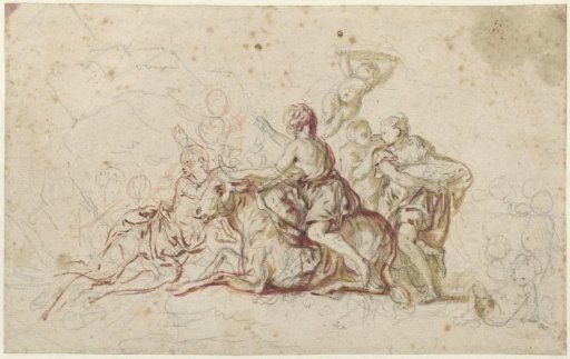 Europa Rapt by Jupiter in the Form of a Bull (?)