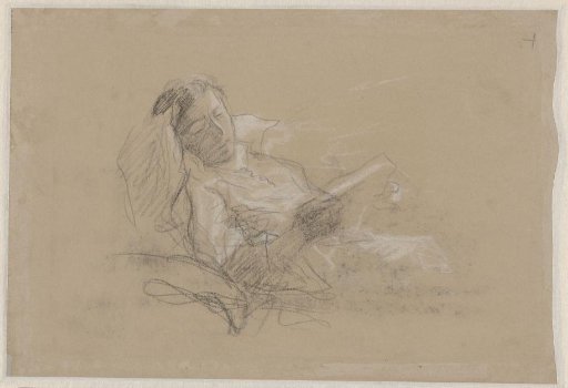 Person lying in bed