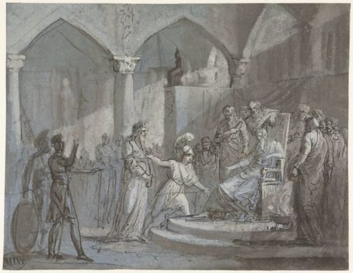 Telemachus and Mentor before King Sesostris