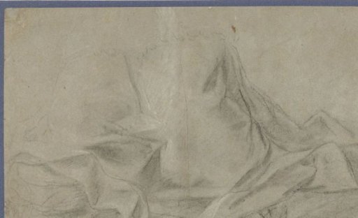 Sketch for the vestment of a kneeling priest