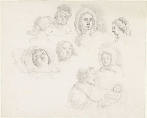 Various studies of heads