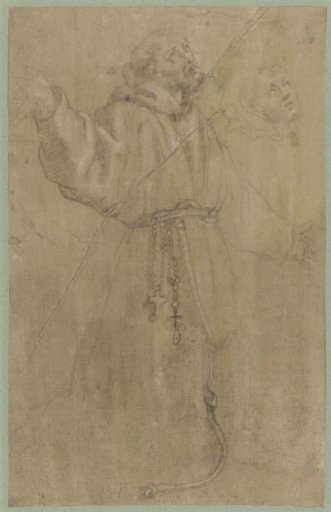 Saint Francis at the moment of the stigmata