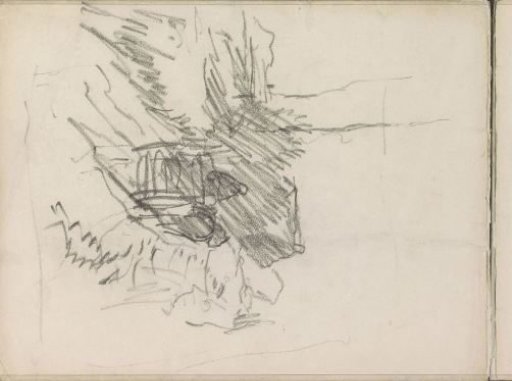Figure on a Horse-Drawn Cart in a Landscape