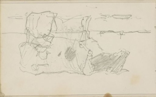 Milkmaid milking a cow in a field