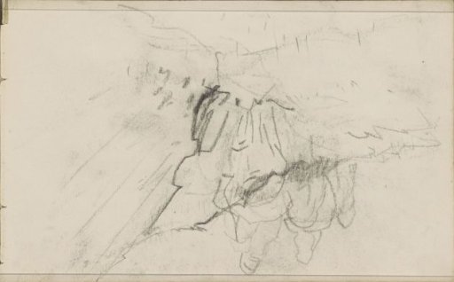 Study, probably of horsemen