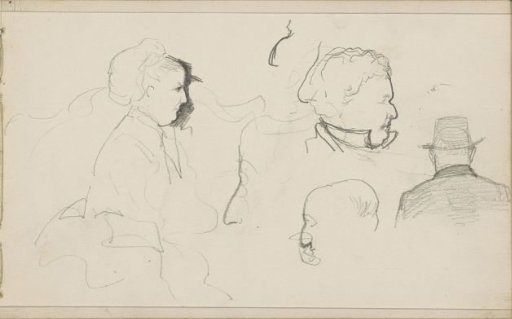 Men's and women's heads