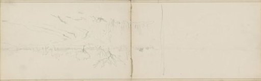 Landscape with trees and a road