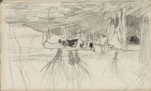Cows in a meadow near some pollarded willows