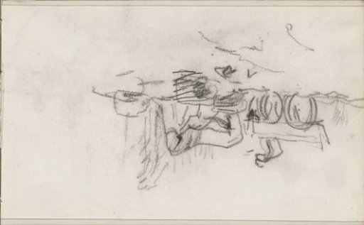 Horse-drawn cart on a path