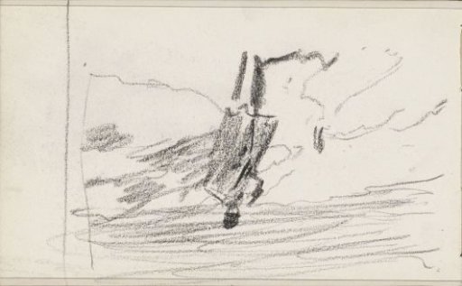 Walker in a landscape
