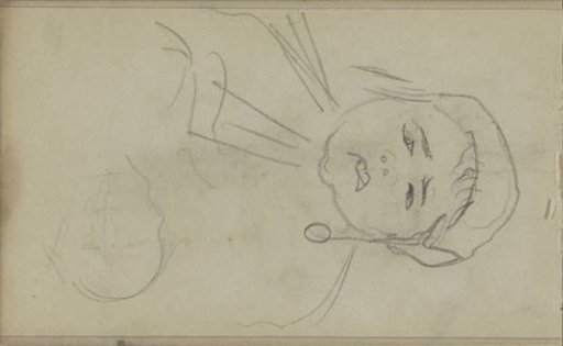 Head of a girl with a cap